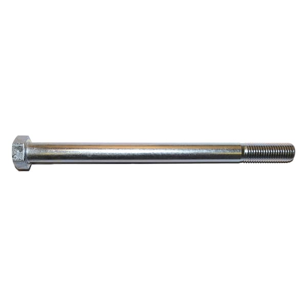 Midwest Fastener Grade 5, 7/8"-9 Hex Head Cap Screw, Zinc Plated Steel, 12 in L, 5 PK 54408 - main